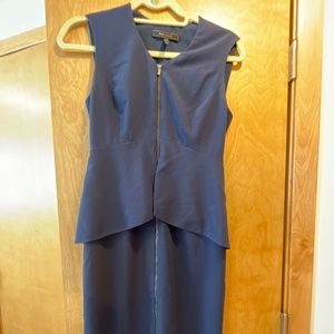 BCBG Peplum Zip dress